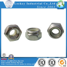 Tuerca de nylon hexagonal de acero inoxidable 304